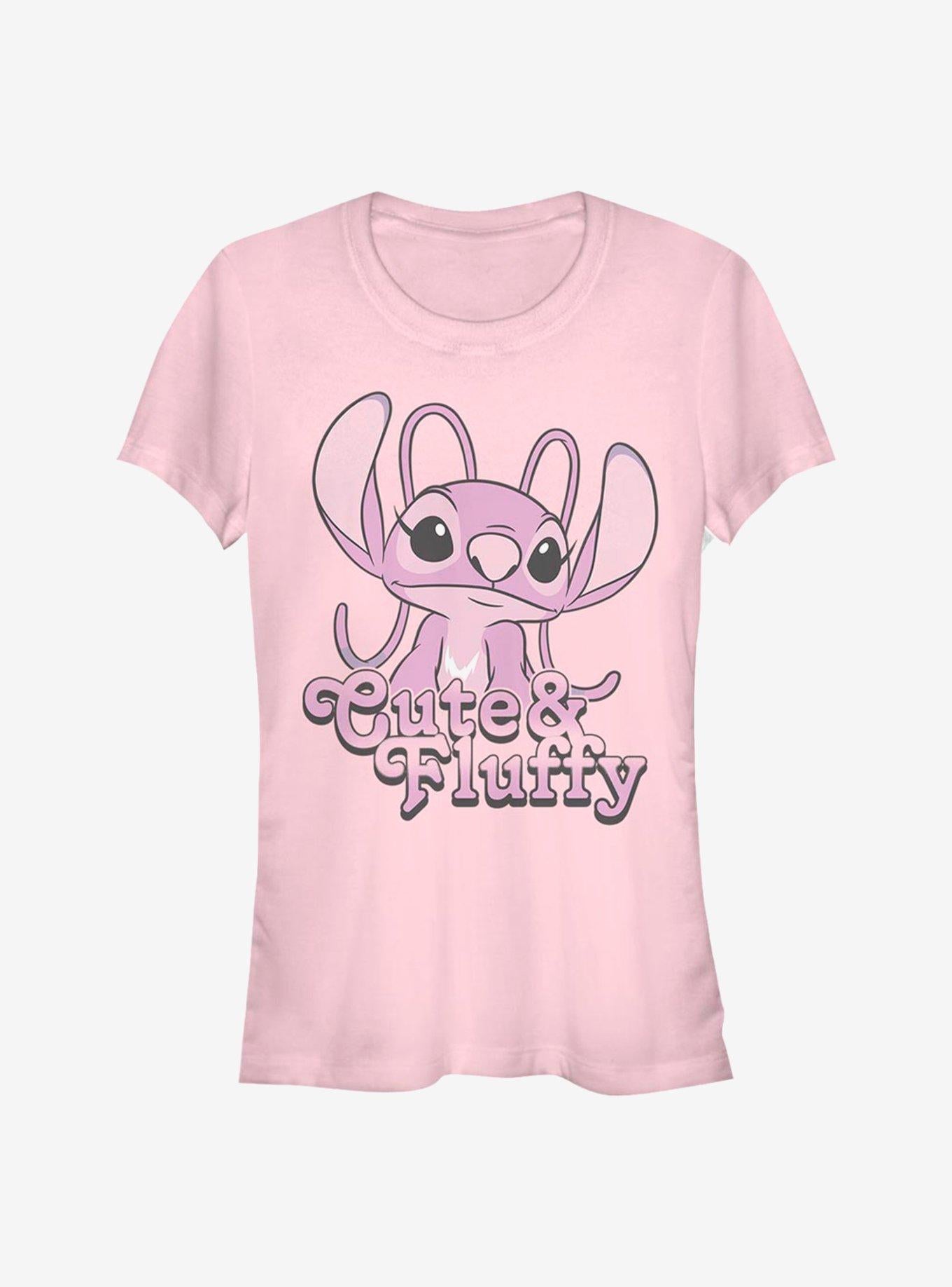 Disney Lilo Stitch Fluffy Angel Girls T-Shirt T-Shirt | Fan Favorite Style | Perfect For Daily Wear