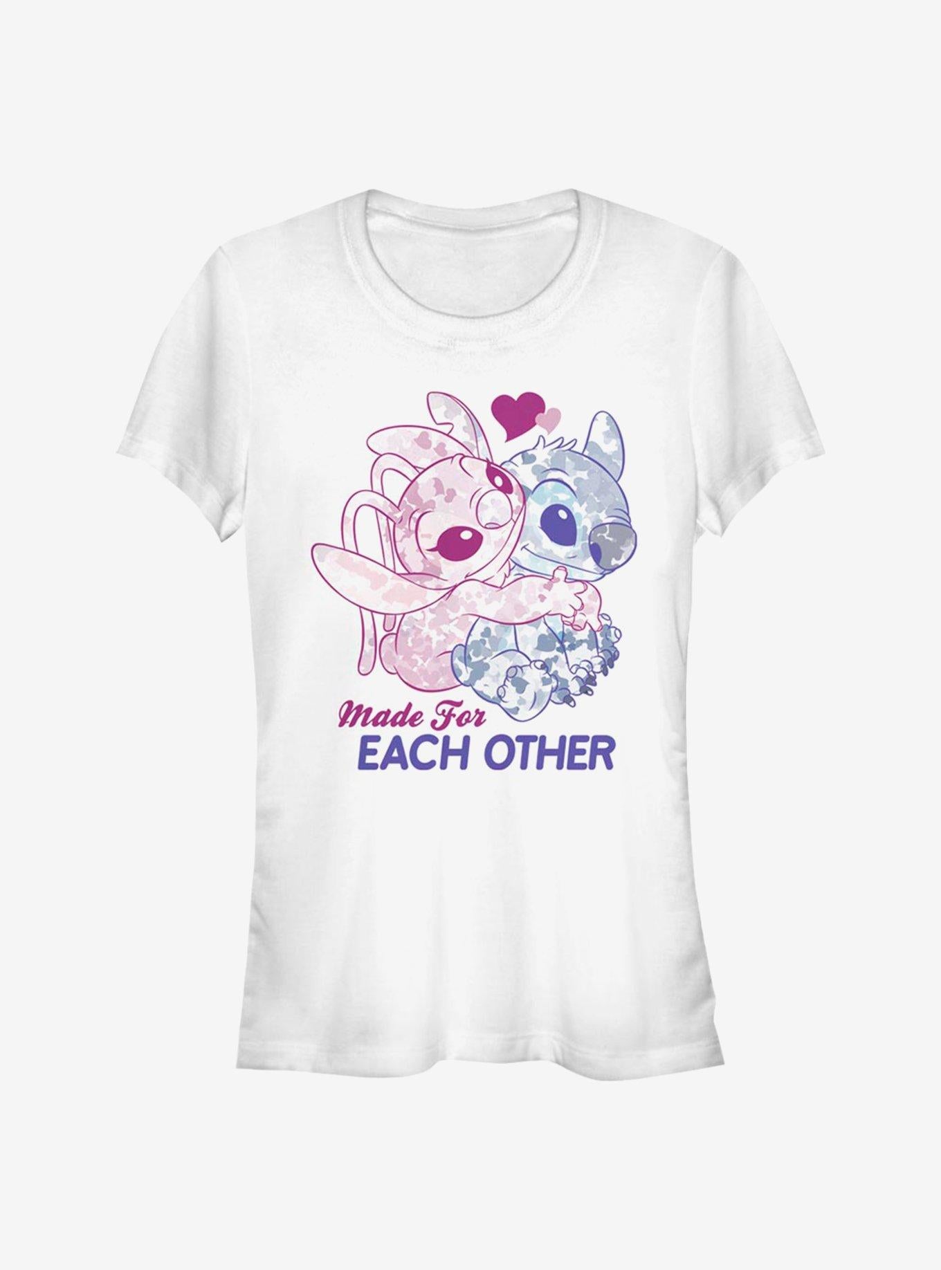 Disney Lilo Stitch Made For Eachother Girls T-Shirt | Premium Unisex T-Shirt, Trending Graphic Tee