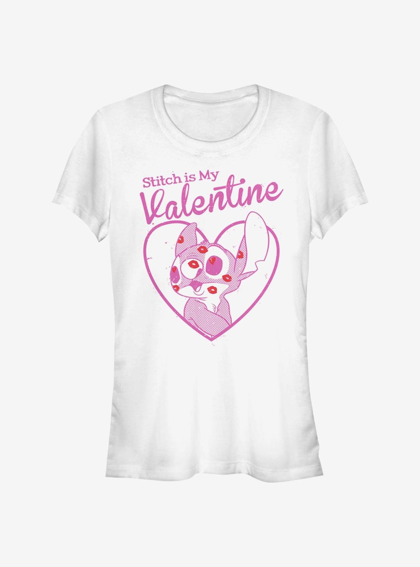 Disney Lilo Stitch Valentine Girls T-Shirt T-Shirt | Best-Selling Design | Top Pick For Fans