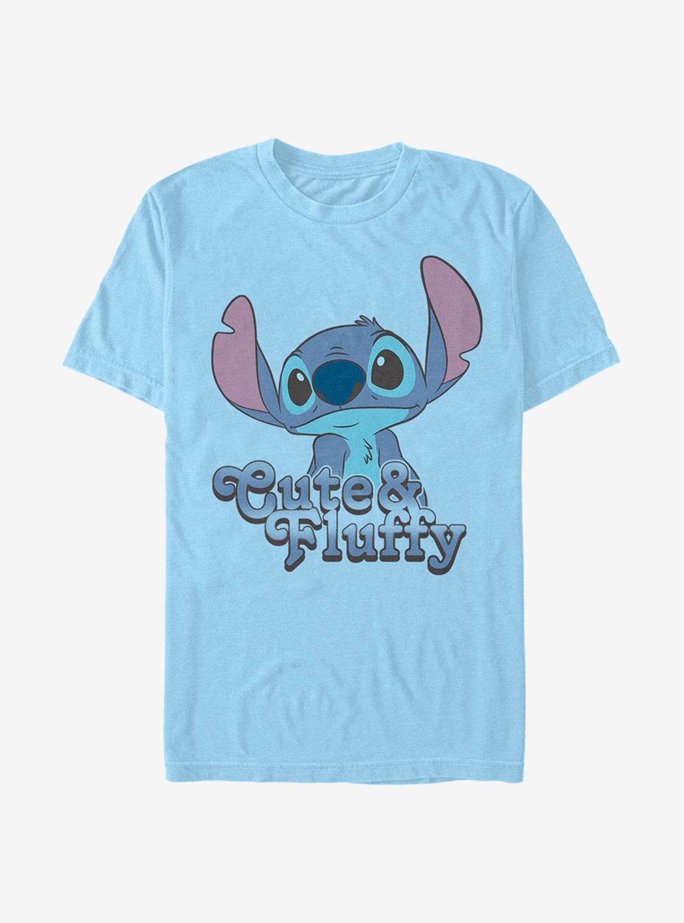 Disney Lilo Stitch Fluffy Stitch T-Shirt T-Shirt | Exclusive Art Design | Great Gift Idea