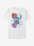 Disney Lilo Stitch Heart Pizza T-Shirt | Premium Unisex T-Shirt, Trending Graphic Tee