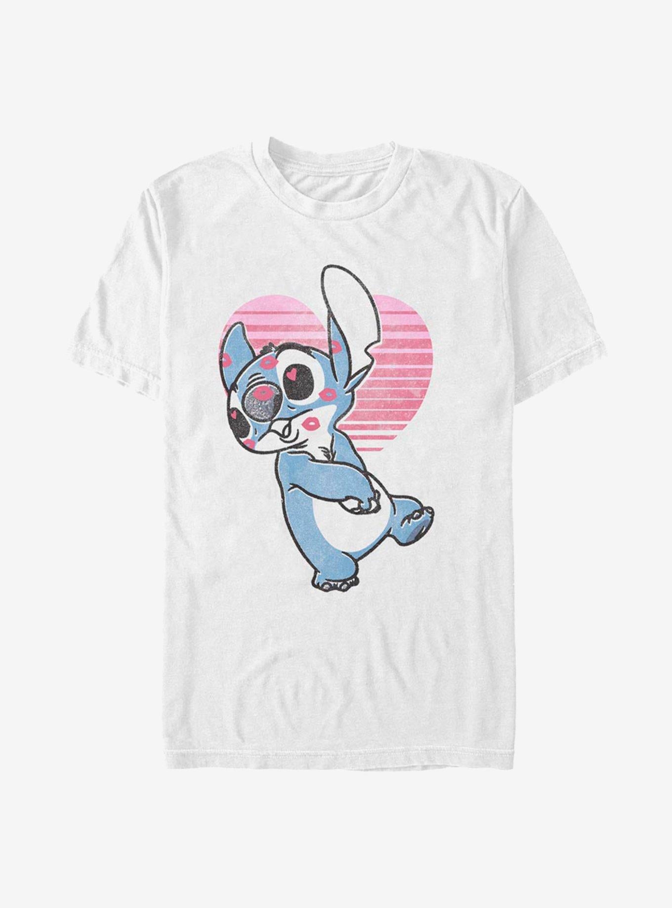 Disney Lilo Stitch Kissy Faced T-Shirt | Premium Unisex T-Shirt, Trending Graphic Tee