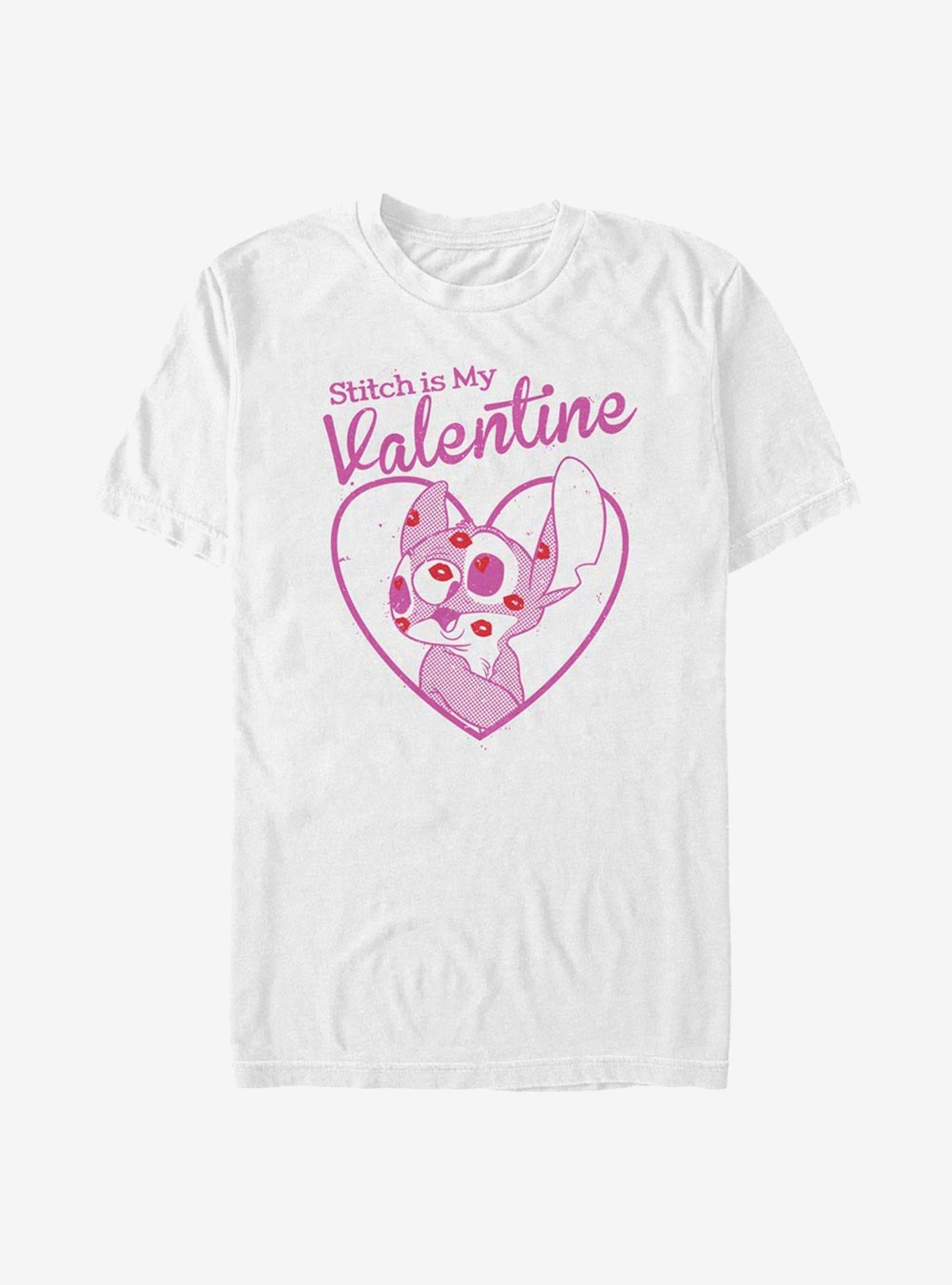 Disney Lilo Stitch Valentine T-Shirt T-Shirt | Trending Design | Perfect For Daily Wear