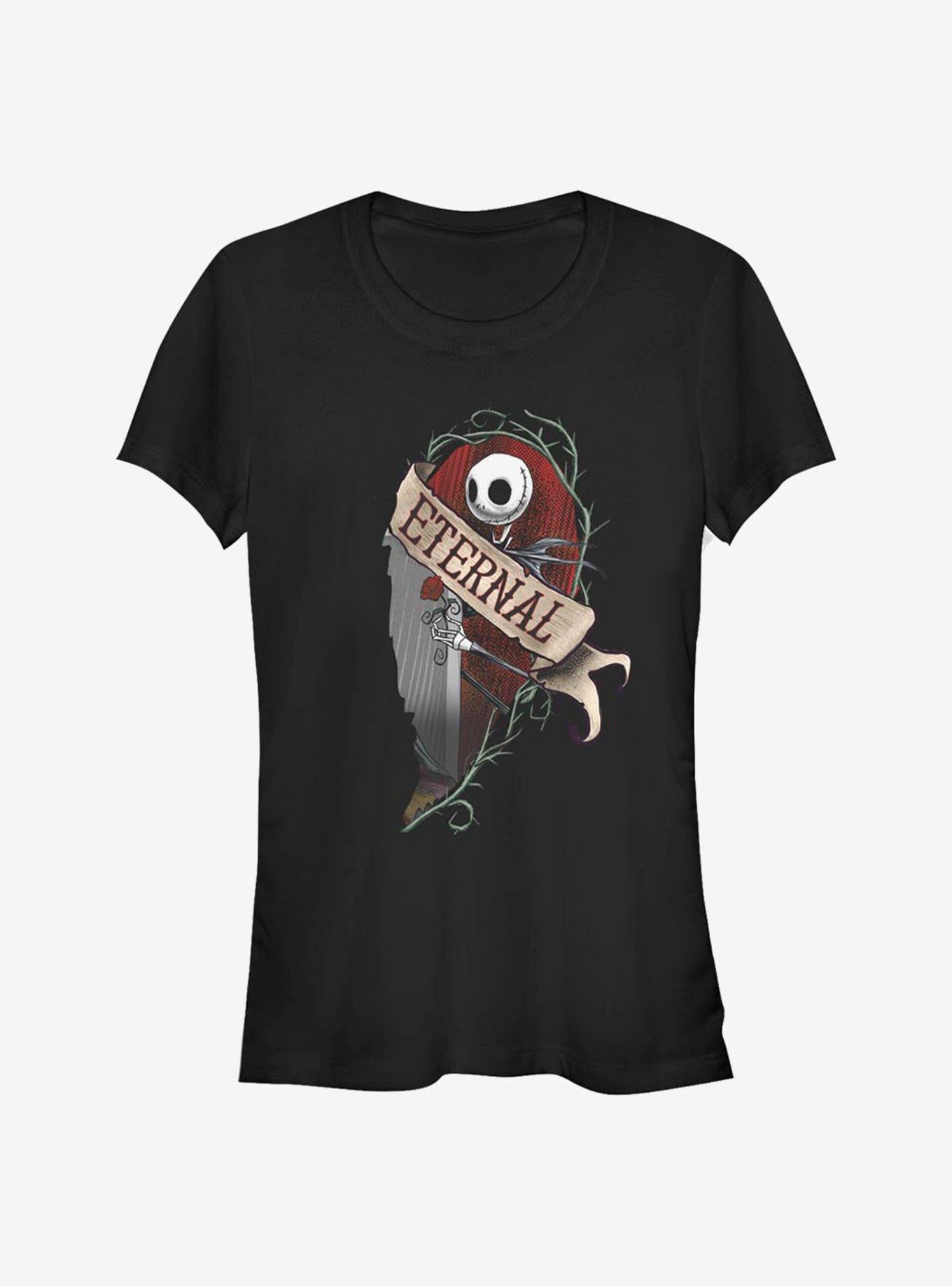 The Nightmare Before Christmas Jack Eternal Girls T-shirt | Trendy Graphic Tee | Casual Unisex T-shirt