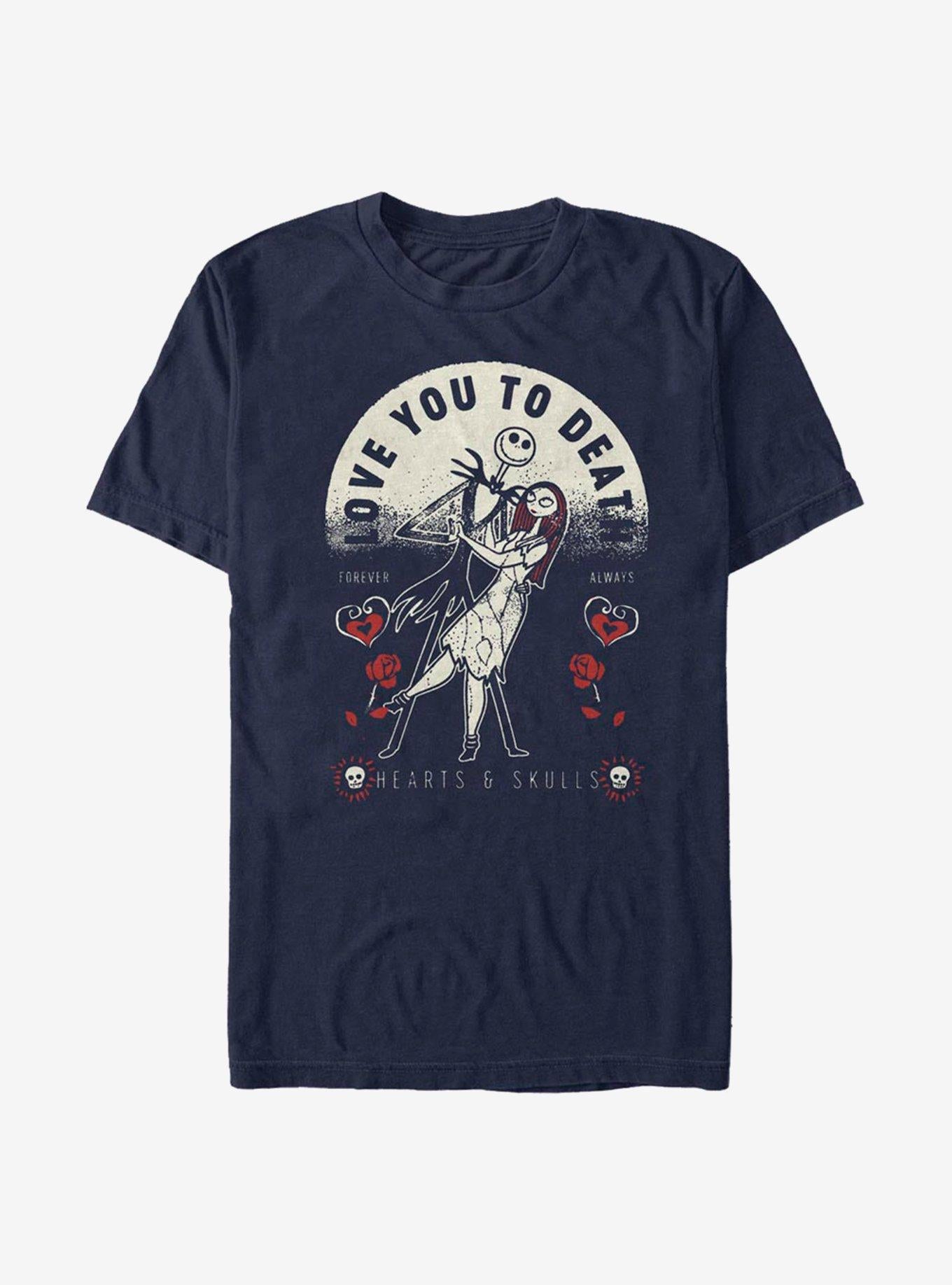 Disney The Nightmare Before Christmas To Death T-Shirt T-Shirt | Viral Style | Top Pick For Fans