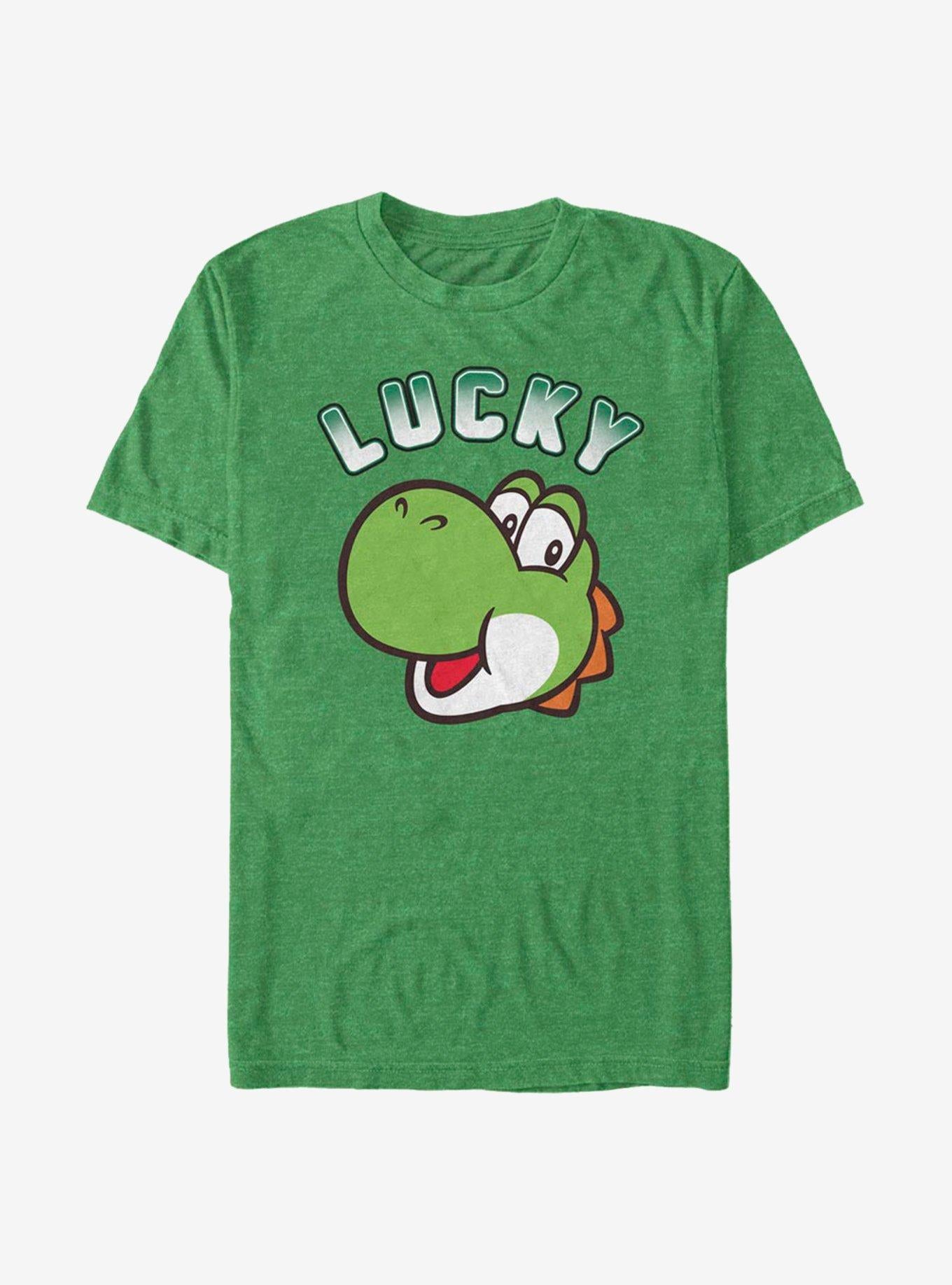 Super Mario Lucky Yoshi T-Shirt | Premium Unisex T-Shirt, Trending Graphic Tee