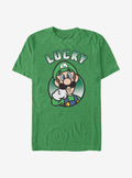 Super Mario Lucky Luigi T-Shirt | Premium Unisex T-Shirt, Trending Graphic Tee