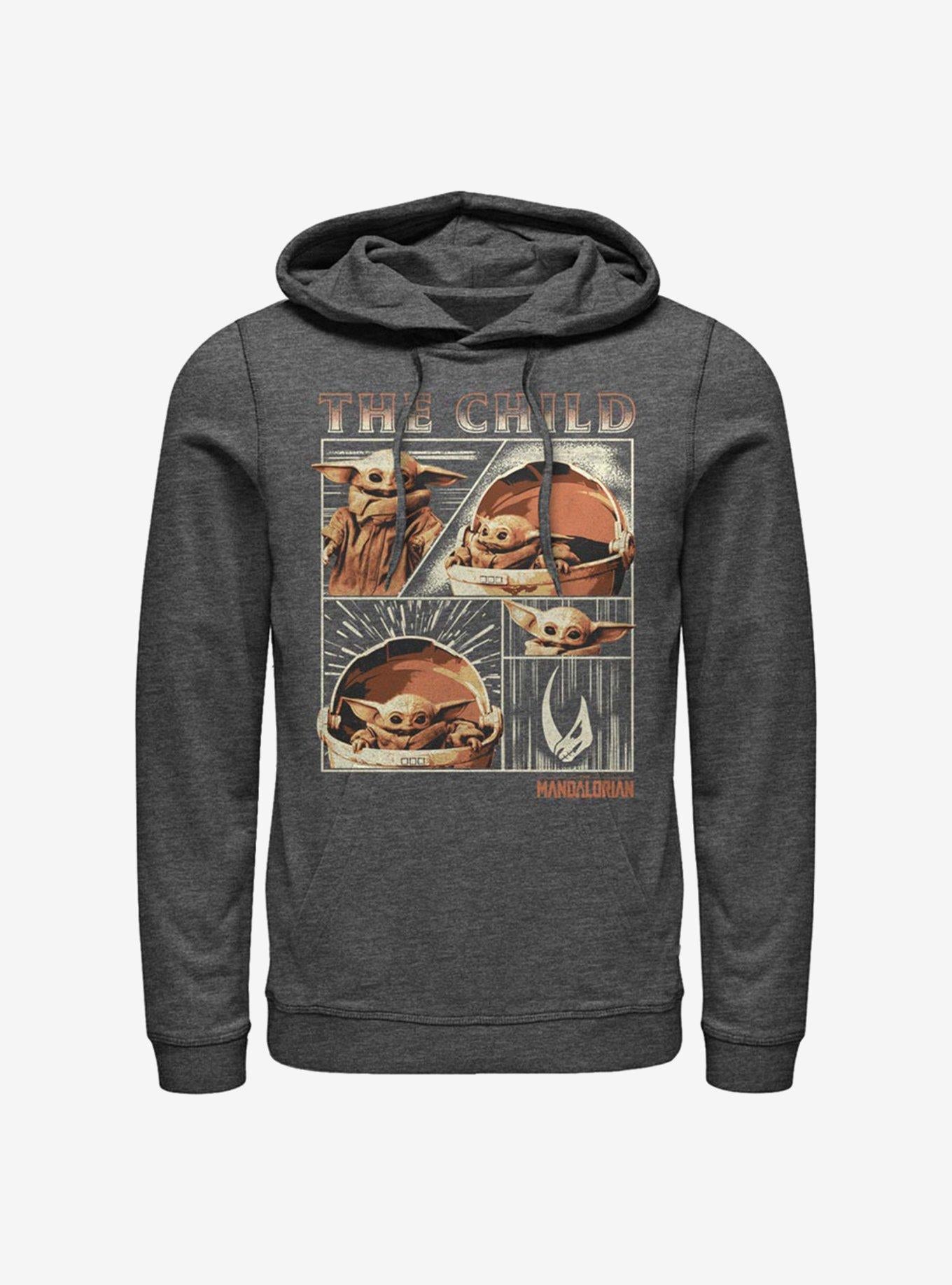 Star Wars The Mandalorian The Child Panel Hoodie