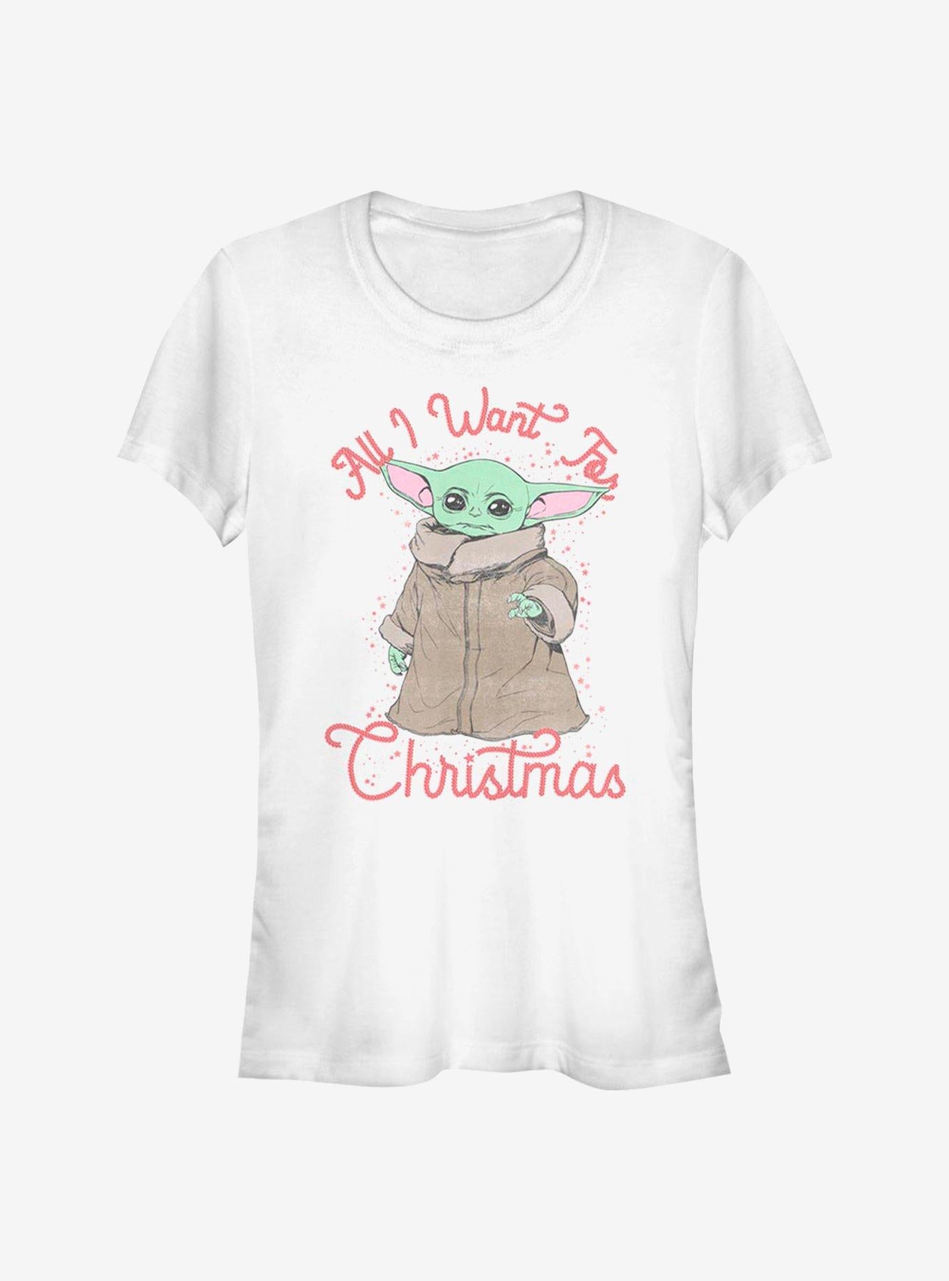 Star Wars The Mandalorian Christmas The Child Girls T-Shirt