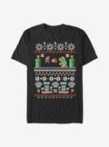 Nintendo Mario Bit Ugly Holiday T-Shirt T-Shirt | Best-Selling Artwork | Great Gift Idea
