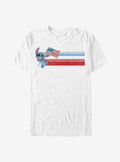 Disney Lilo Stitch Flag Stitch T-Shirt T-Shirt | Fan Favorite Style | Must-Have Style