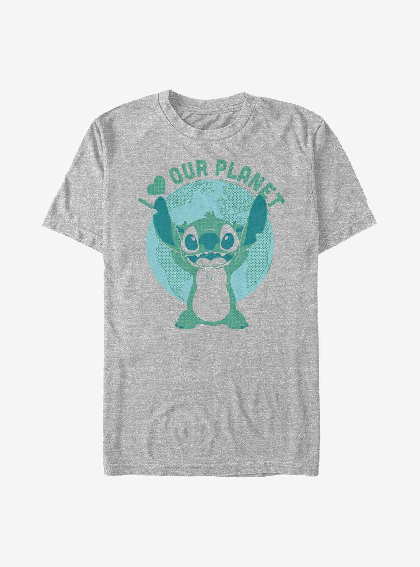 Disney Lilo Stitch I Heart Our Planet T-Shirt T-Shirt | Vintage Graphic Vibe | Must-Have Style