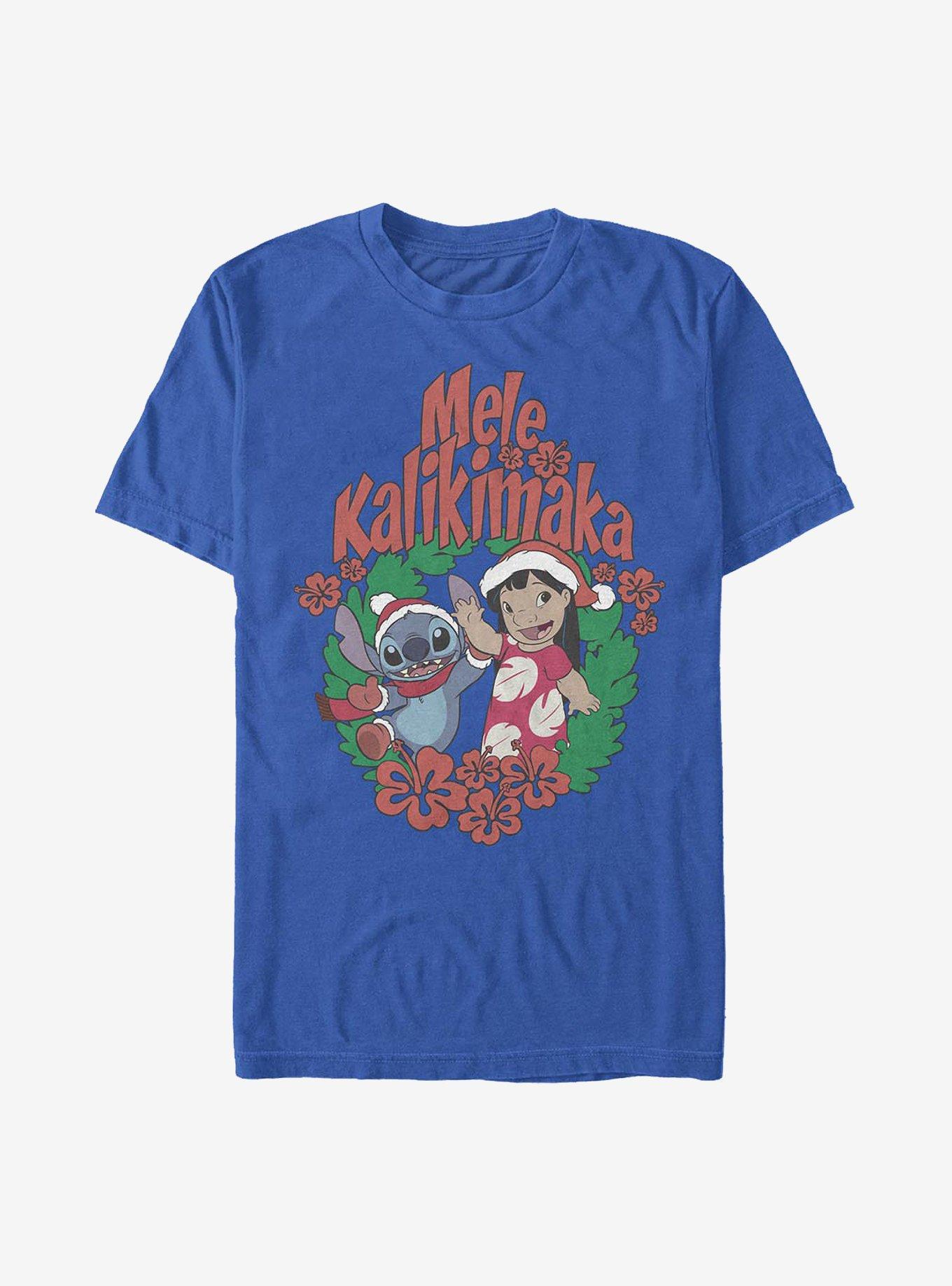 Disney Lilo & Stitch Mele Kalikimaka Stitch T-Shirt