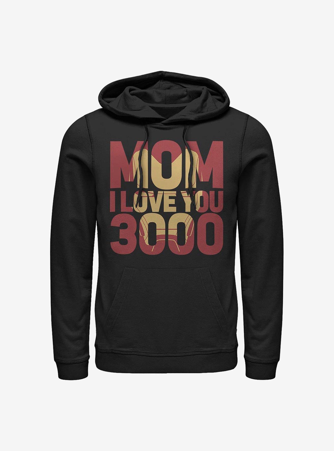 Marvel Iron Man Love You 3000 Hoodie