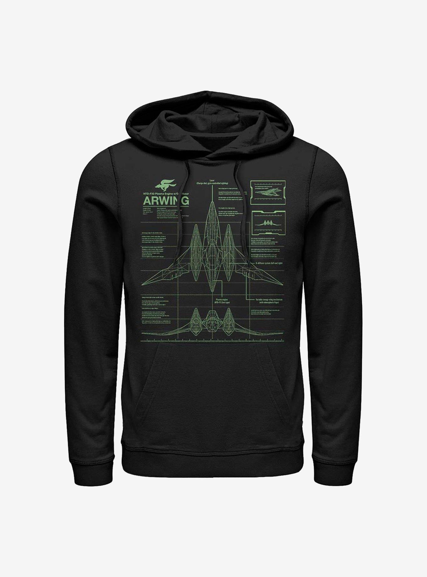 Nintendo Star Fox Build It Fox Hoodie