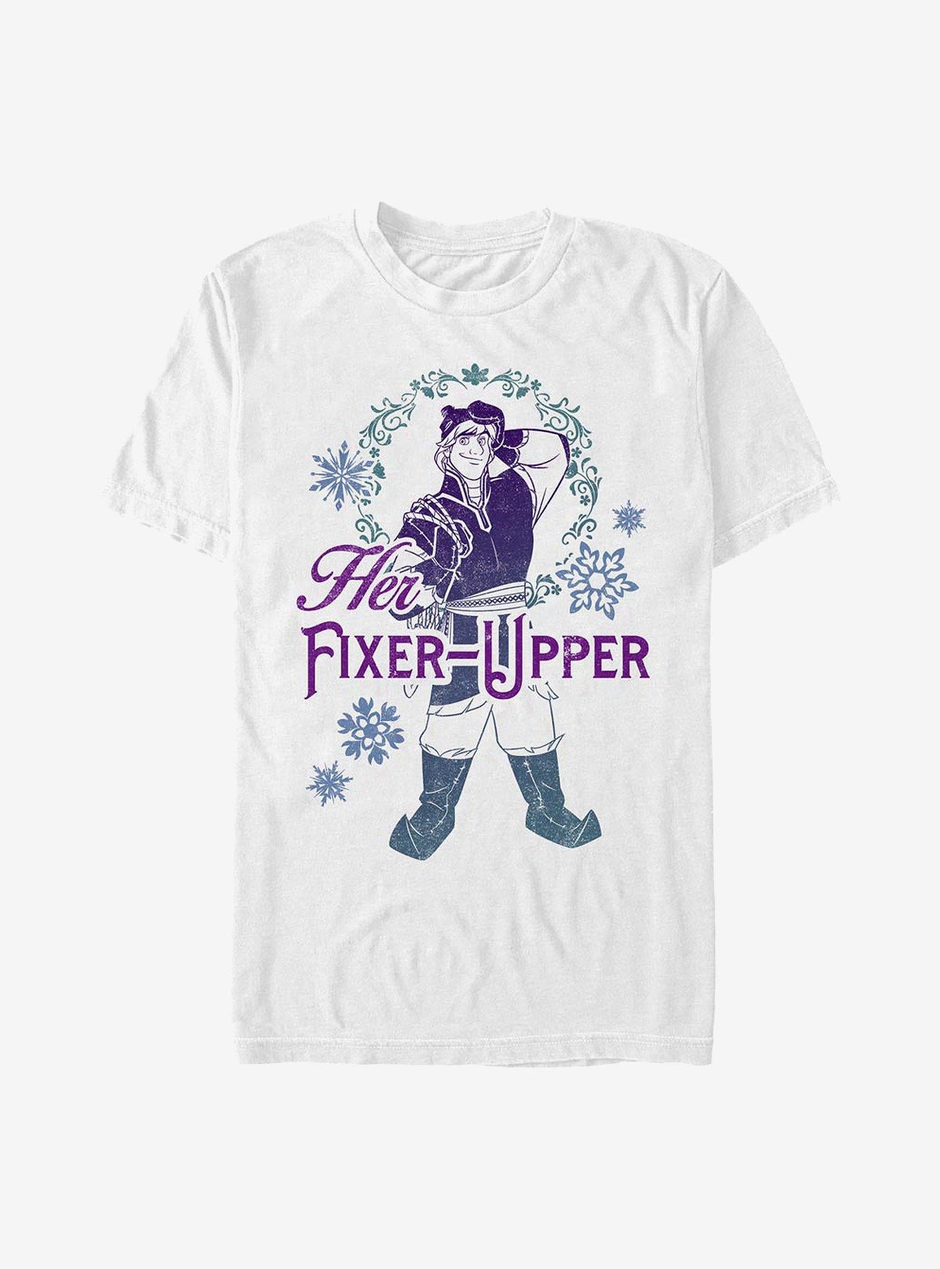 Disney Frozen Her Fixer Upper T-Shirt | Premium Unisex T-Shirt, Trending Graphic Tee