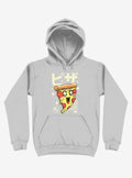 Kawaii Pizza Silver Hoodie