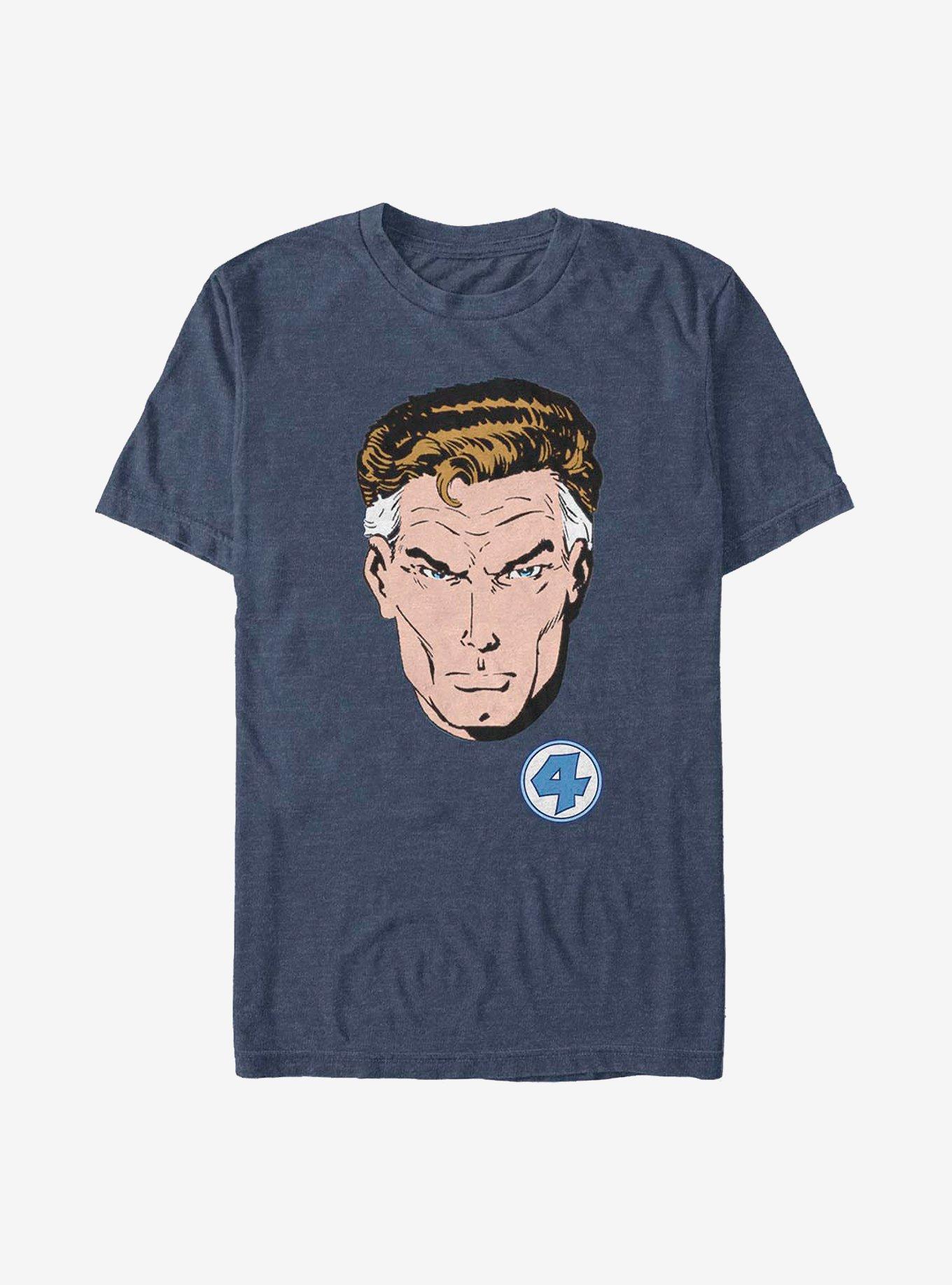 Marvel Fantastic Four Mr Fantastic Face T-Shirt T-Shirt | High-Quality Print | Top Pick For Fans