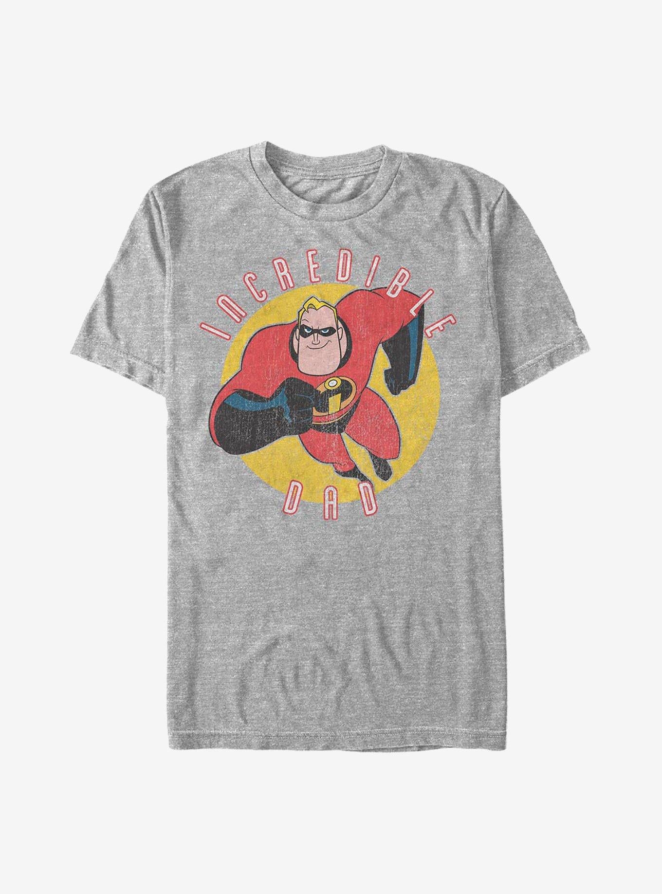 Disney Pixar The Incredibles Incredible Dad T-Shirt | Premium Unisex T-Shirt, Trending Graphic Tee
