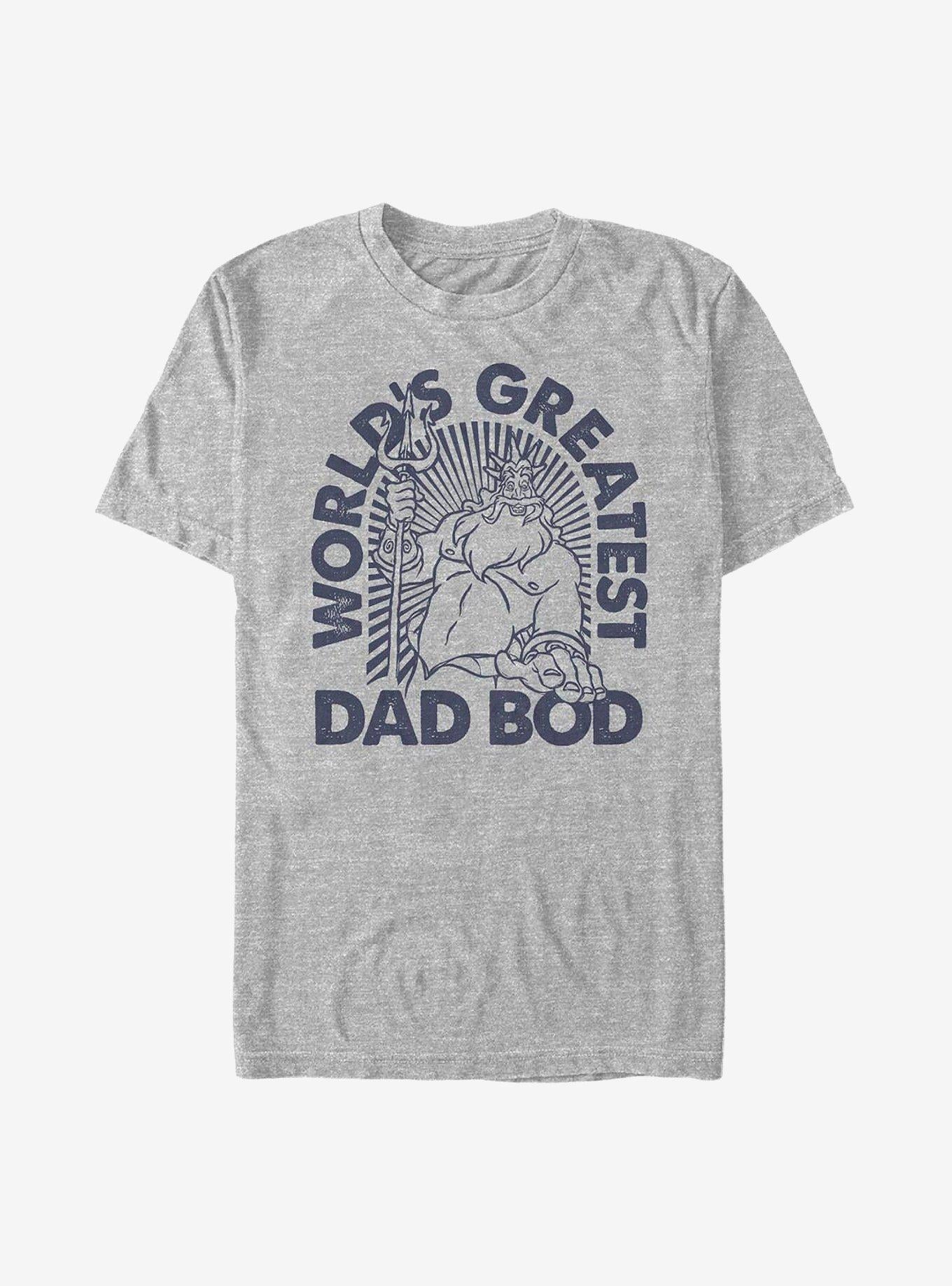 Disney The Little Mermaid Triton Dad Bod T-Shirt | Premium Unisex T-Shirt, Trending Graphic Tee