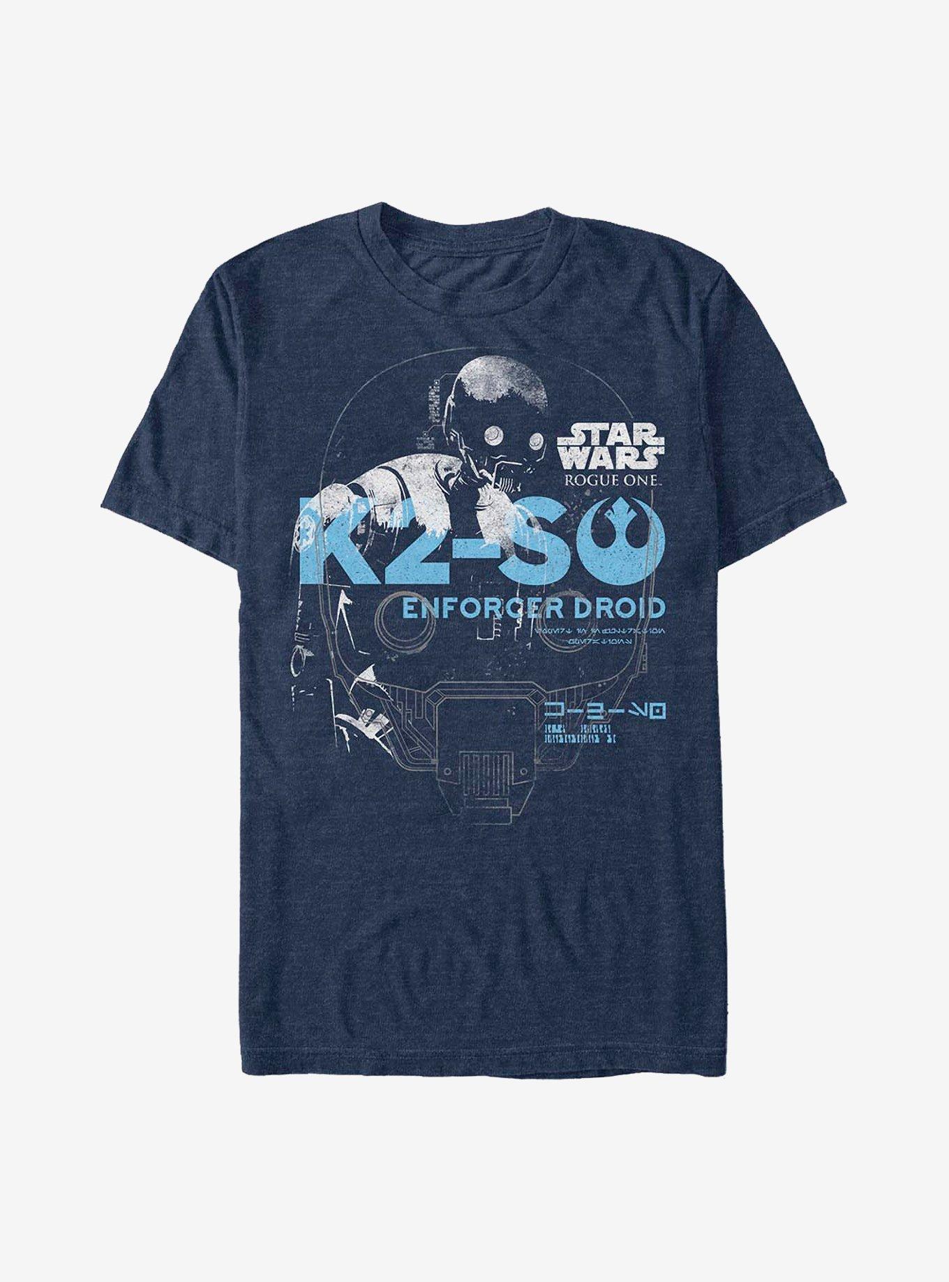 Star Wars Rogue One: A Star Wars Story Enforcer Droid Lines T-Shirt