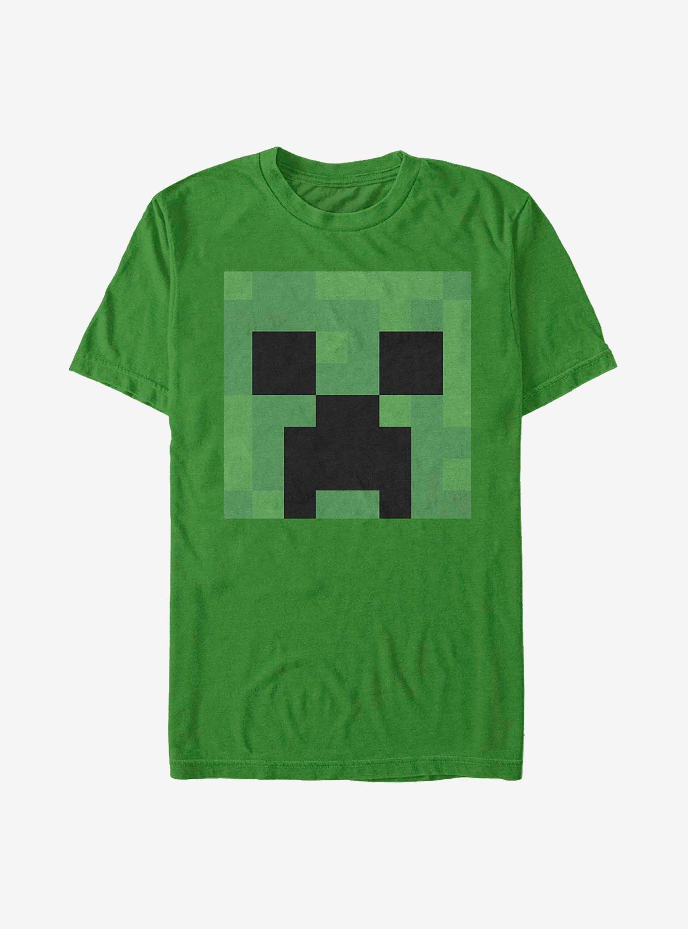 Minecraft Creeper Big Face T-Shirt T-Shirt | Best-Selling Artwork | High Demand Item