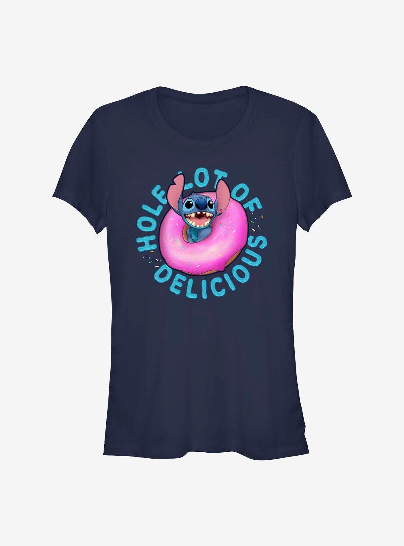 Disney Lilo Stitch Hole Lot Of Delicious Girls T-Shirt T-Shirt | Fan Favorite Style | Top Pick For Fans