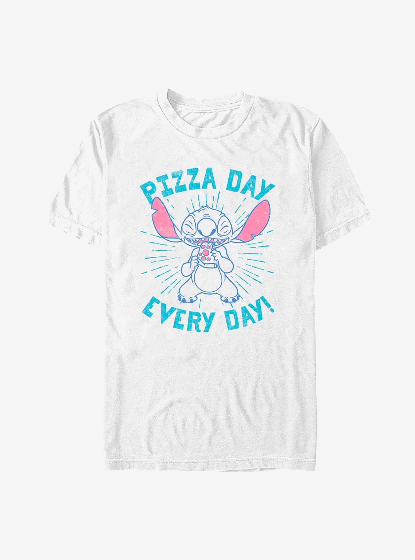 Disney Lilo Stitch Pizza Day Every Day T-Shirt T-Shirt | Trending Design | Great Gift Idea