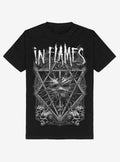 In Flames Skulls T-Shirt T-Shirt | Vintage Graphic Vibe | Top Pick For Fans