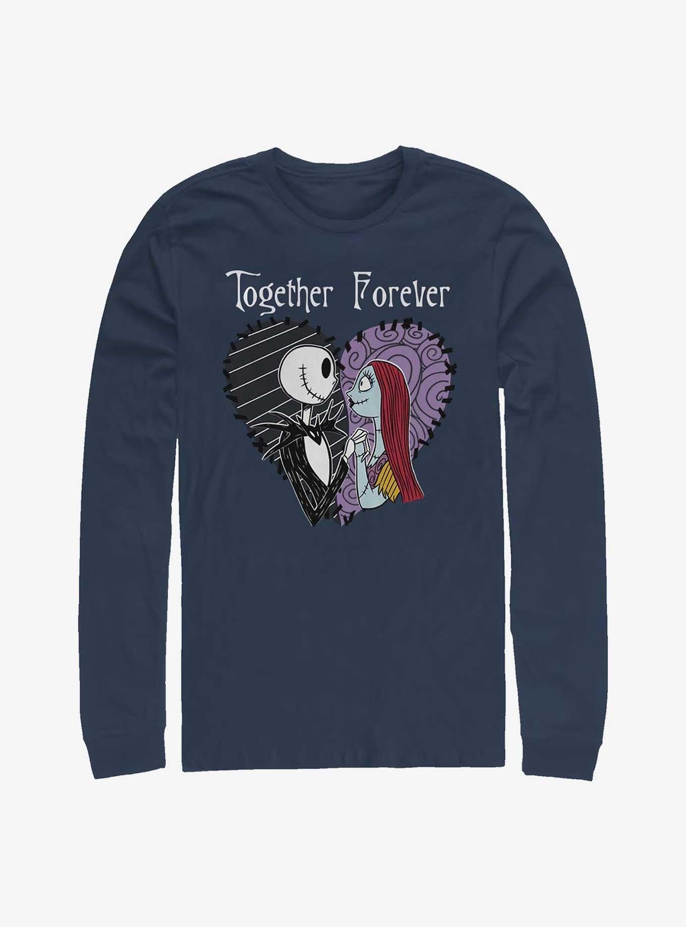 The Nightmare Before Christmas Jack Sally Together Forever Long-Sleeve T-Shirt T-Shirt | Streetwear Vibe | High Demand Item