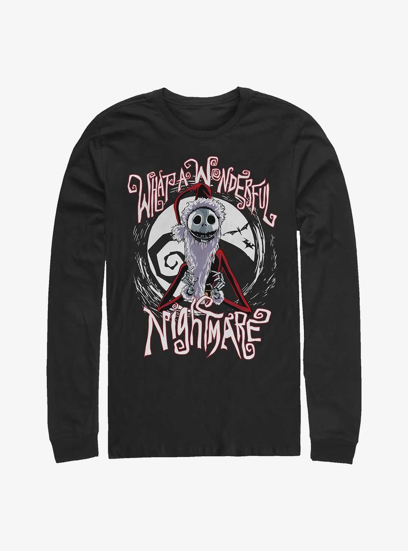 Disney The Nightmare Before Christmas What A Wonderful Nightmare Santa Jack Long-Sleeve T-Shirt