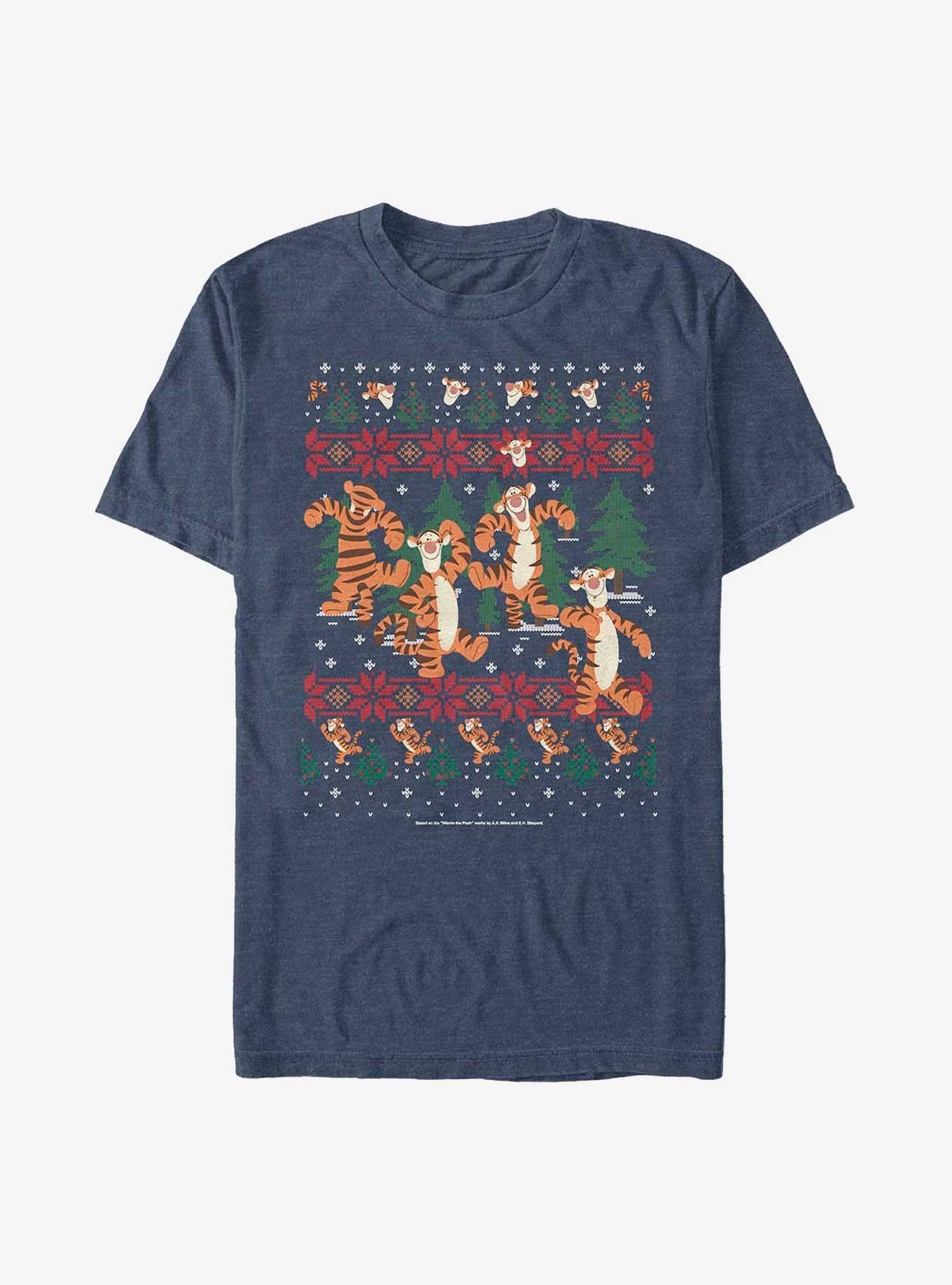 Disney Winnie The Pooh Tigger In The Woods Christmas T-Shirt