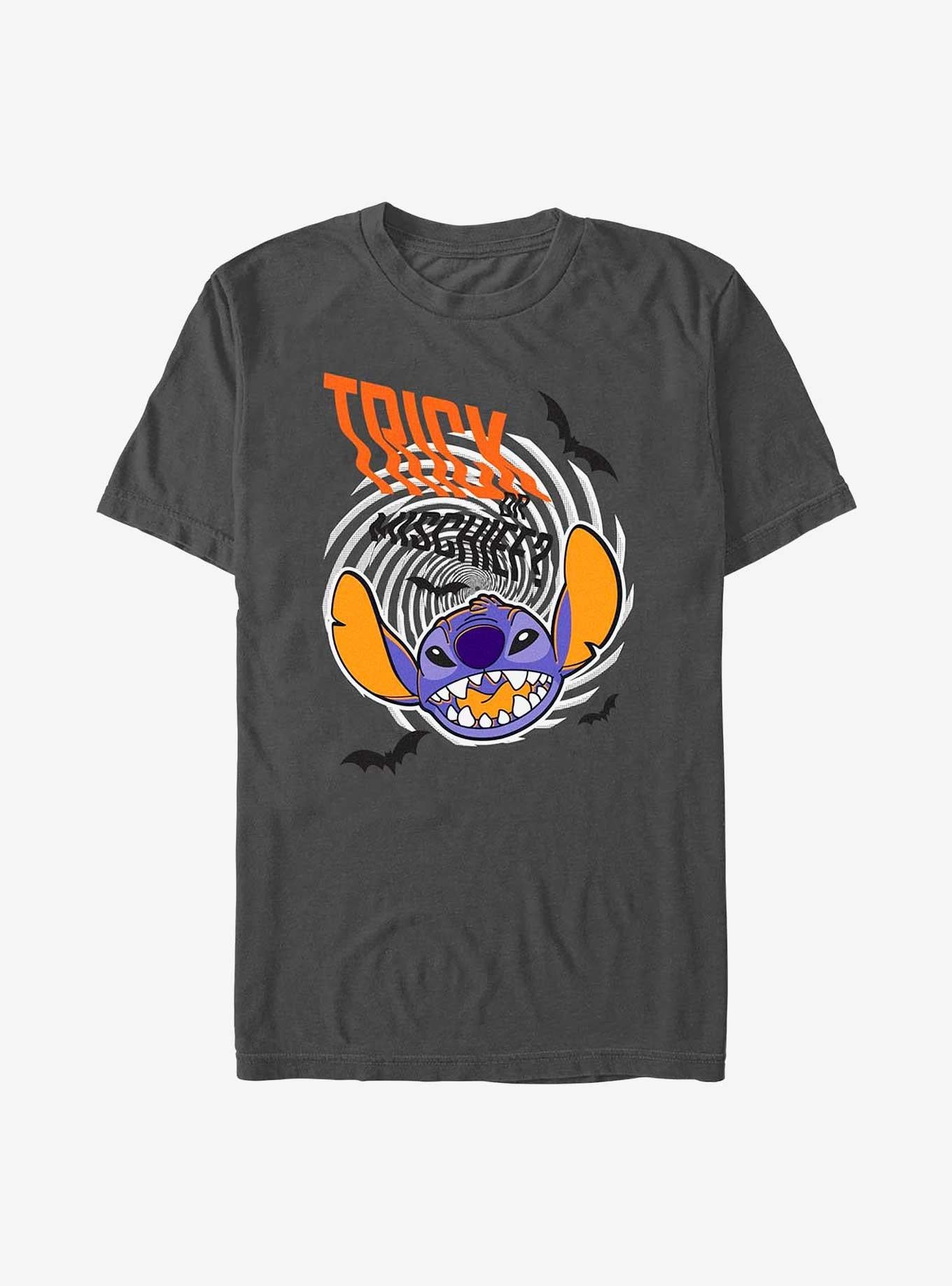 Disney Lilo And Stitch Halloween Trick Or Mischief T-Shirt T-Shirt | Bold Graphic Edition | Perfect For Daily Wear