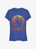 Disney Lilo And Stitch Sunset Rock And Roll Girls T-Shirt T-Shirt | Best-Selling Design | Trending Now