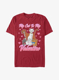 Disney The Aristocats My Cat Is My Valentine T-Shirt | Premium Unisex T-Shirt, Trending Graphic Tee