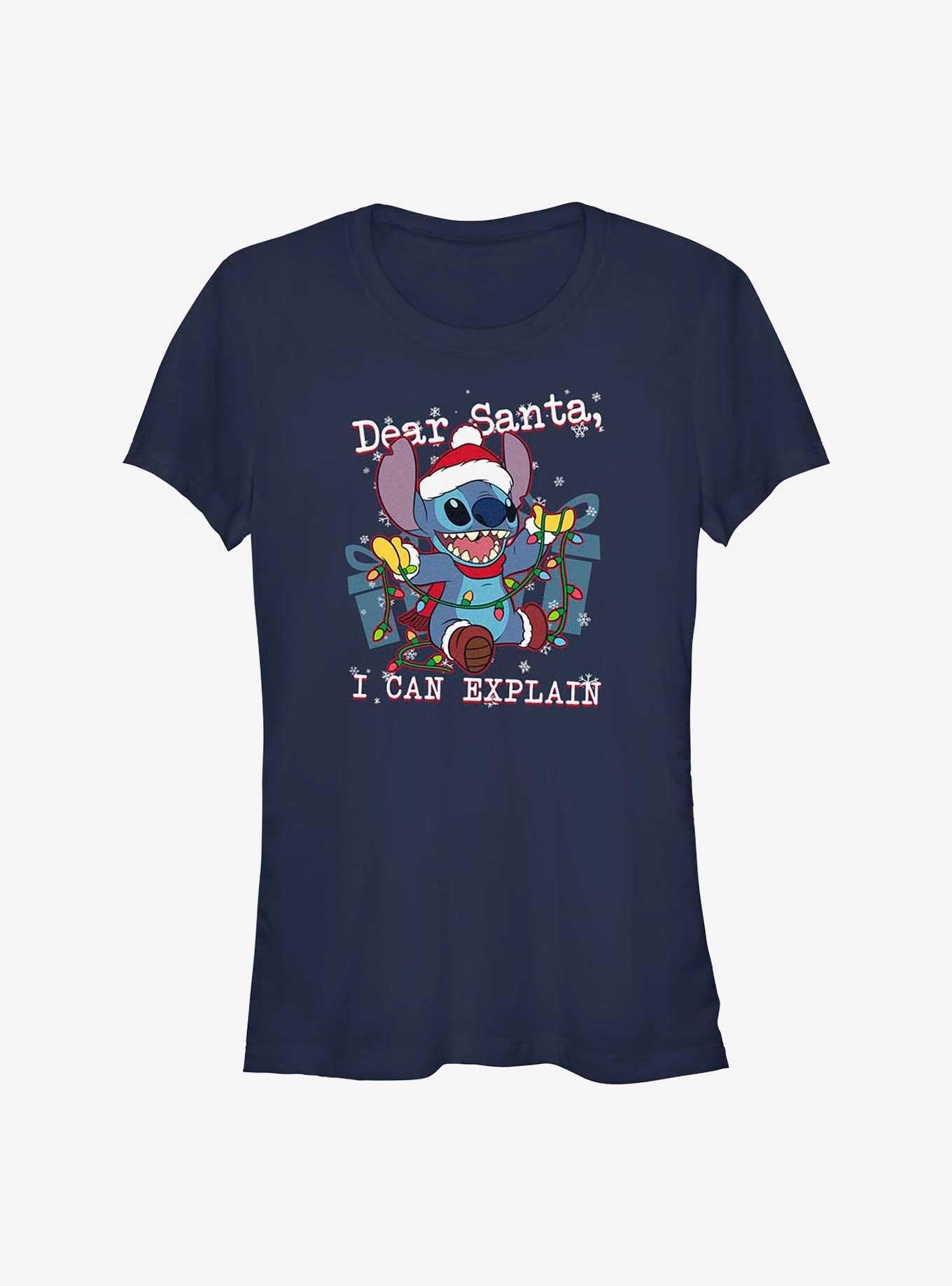 Disney Lilo Stitch Dear Santa Girls T-Shirt T-Shirt | Best-Selling Artwork | Top Pick For Fans