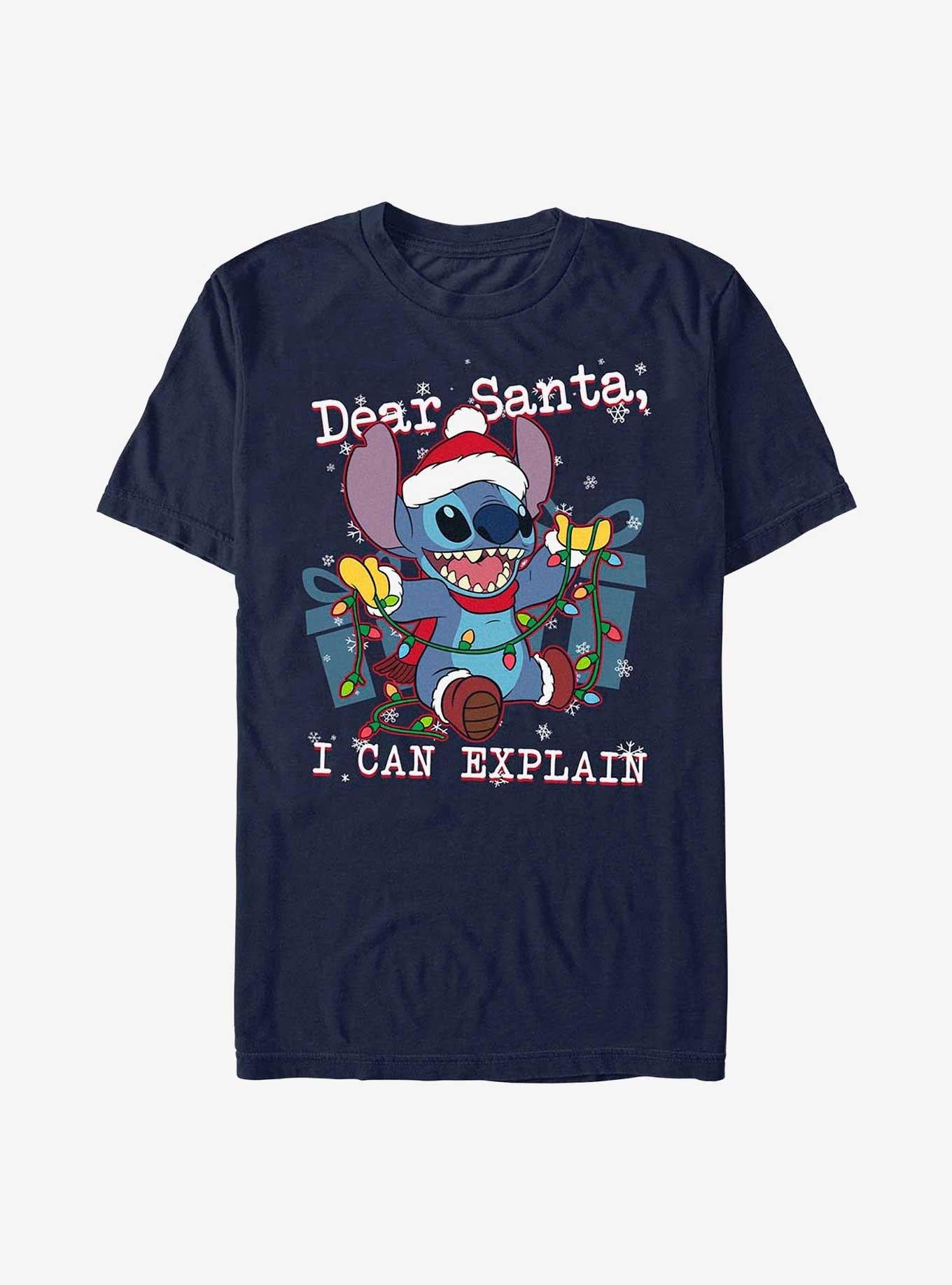 Disney Lilo Stitch Dear Santa T-Shirt T-Shirt | Best-Selling Design | Great Gift Idea