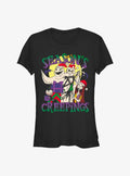 The Nightmare Before Christmas Season's Creepings Oogie Jack Sally Girls T-Shirt T-Shirt | High-Quality Print | Perfect For Daily Wear