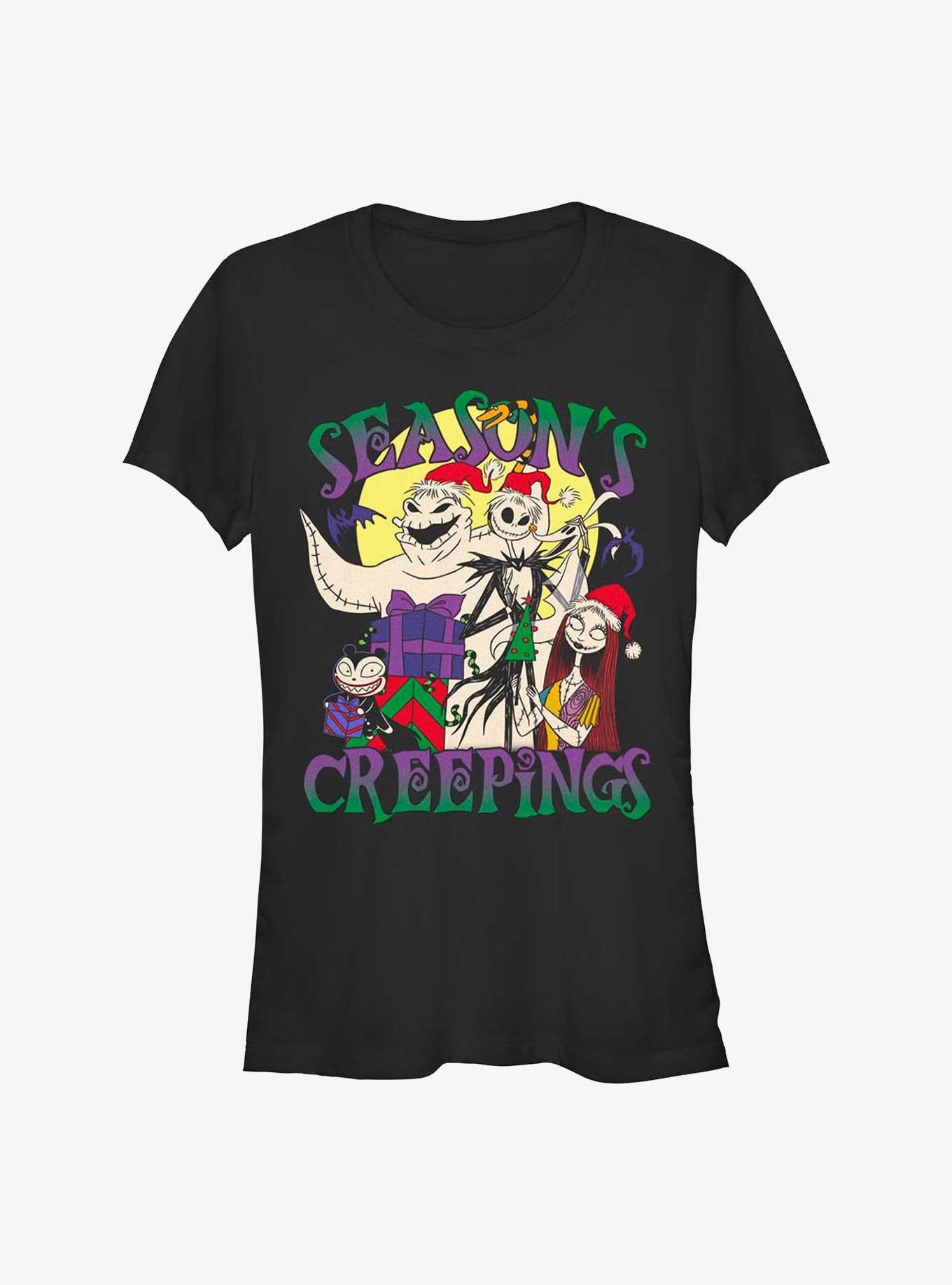 The Nightmare Before Christmas Season's Creepings Oogie Jack Sally Girls T-Shirt T-Shirt | High-Quality Print | Perfect For Daily Wear