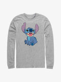 Disney Lilo Stitch Happy Stitch Long-Sleeve T-Shirt T-Shirt | Fan Favorite Style | High Demand Item