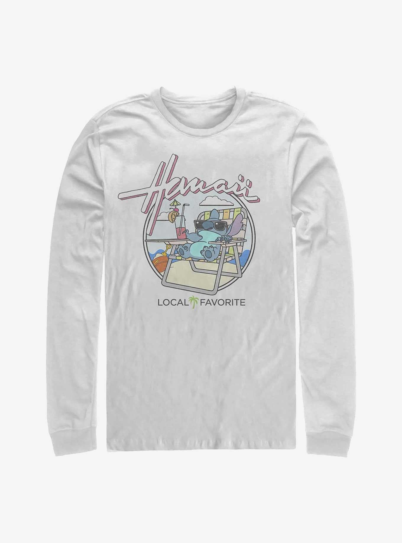 Disney Lilo Stitch Hawaii Local Favorite Long-Sleeve T-Shirt T-Shirt | Vintage Graphic Vibe | Perfect For Daily Wear
