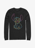 Disney Lilo Stitch Neon Stitch Long-Sleeve T-Shirt T-Shirt | Exclusive Art Design | High Demand Item