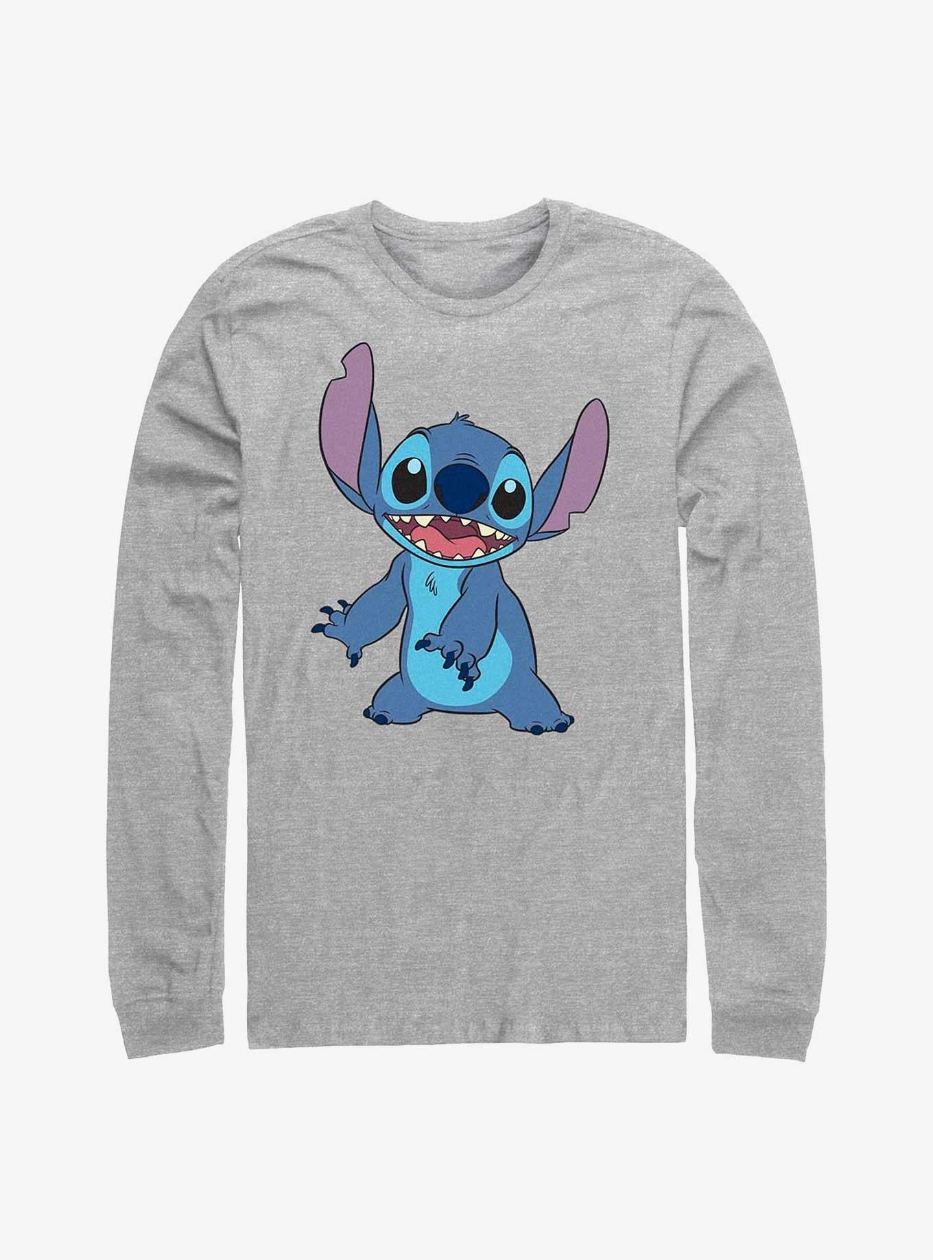 Disney Lilo Stitch Smile Pose Long-Sleeve T-Shirt | Premium Unisex T-Shirt, Trending Graphic Tee