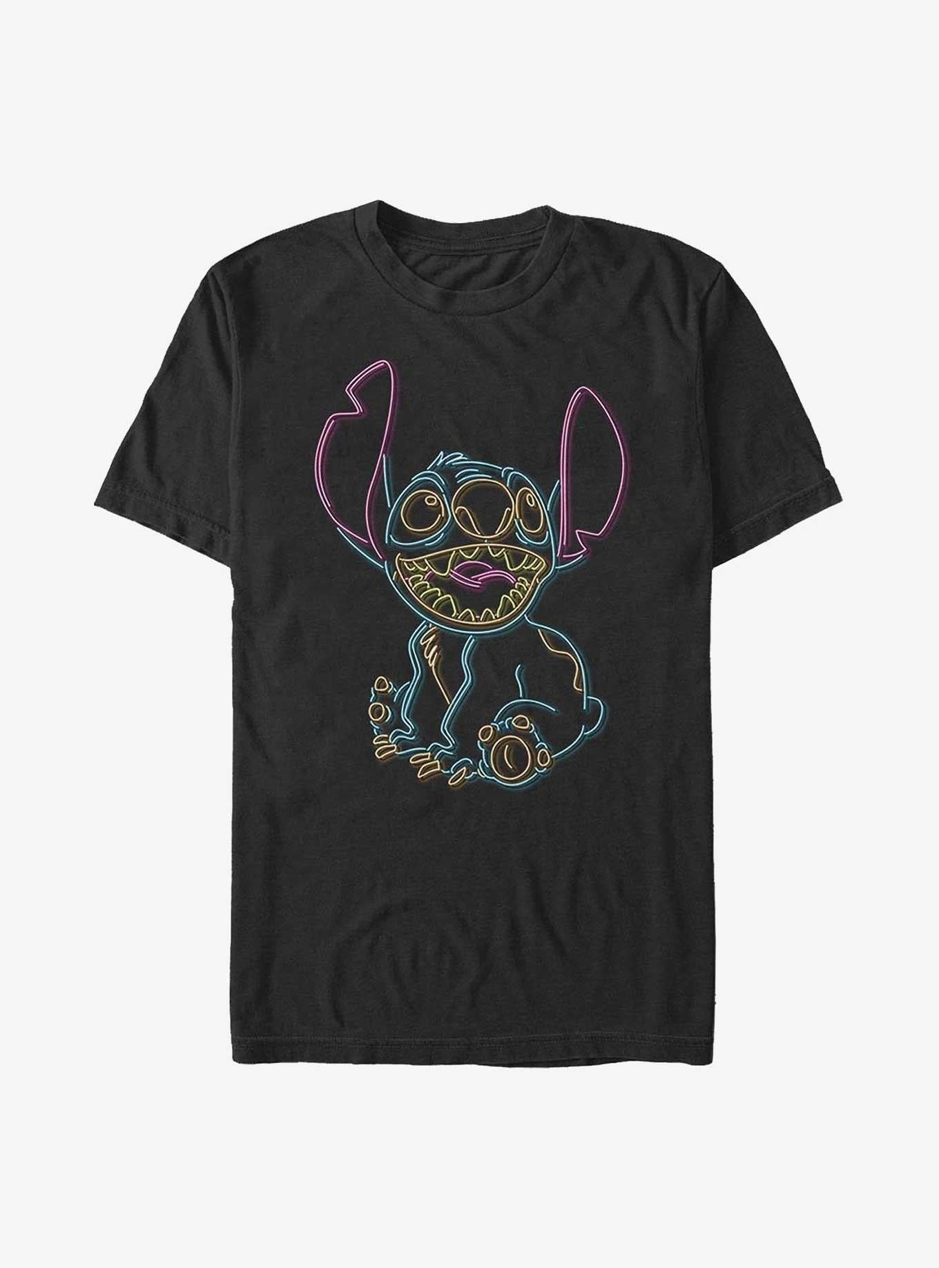 Disney Lilo Stitch Outline T-Shirt T-Shirt | Premium Graphic | Perfect For Daily Wear