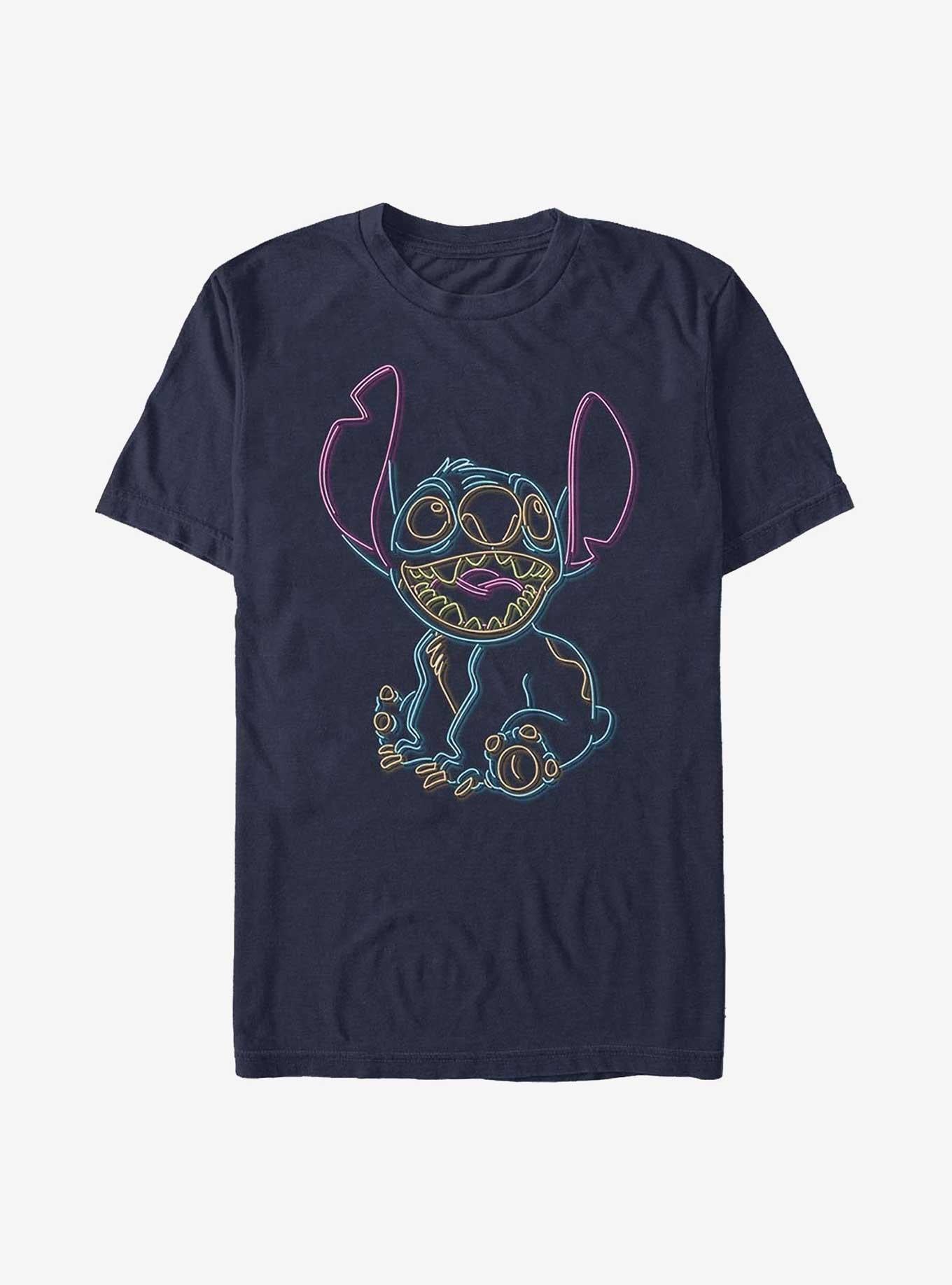 Disney Lilo Stitch Neon Stitch T-Shirt T-Shirt | Fan Favorite Style | High Demand Item