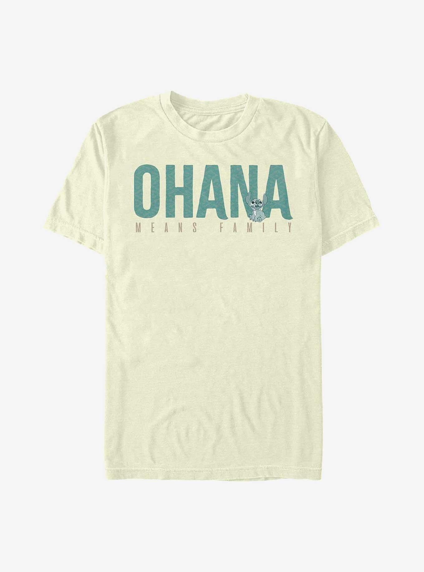 Disney Lilo Stitch Ohana Bold T-Shirt T-Shirt | Viral Style | Top Pick For Fans