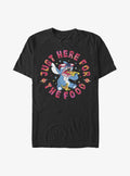 Disney Lilo Stitch Just Here For The Food T-Shirt T-Shirt | Best-Selling Design | Trending Now