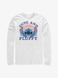 Disney Lilo Stitch Cute And Fluffy Long-Sleeve T-Shirt T-Shirt | Best-Selling Design | Perfect For Daily Wear
