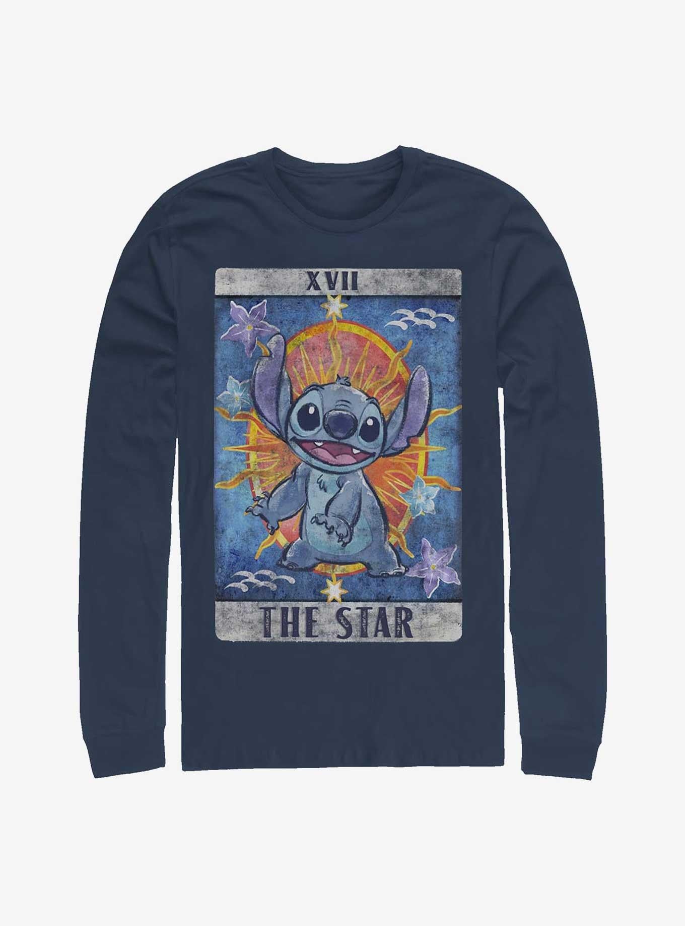Disney Lilo Stitch Tarot Long-Sleeve T-Shirt T-Shirt | Bold Graphic Edition | Top Pick For Fans