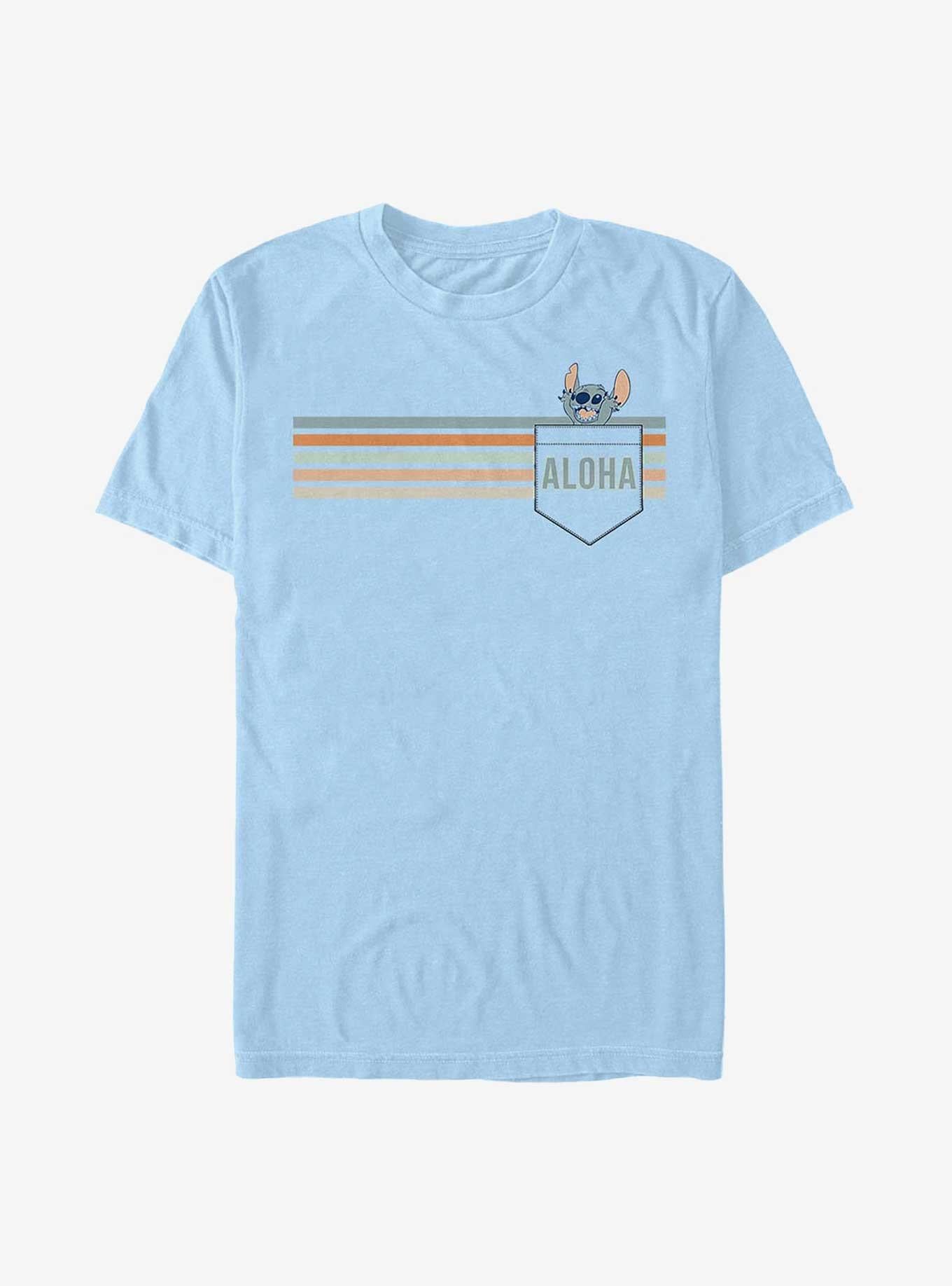 Disney Lilo Stitch Aloha Badge T-Shirt T-Shirt | Premium Graphic | Perfect For Daily Wear